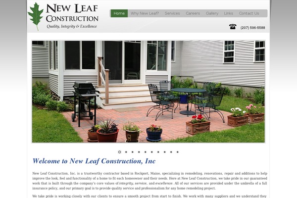 nlcmaine.com site used New_leaf