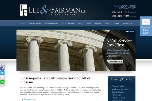 nleelaw.com site used Leefairman-responsive