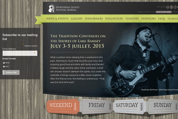 Northernlights WordPress theme, websites list used Northernlights theme Northernlights theme websites examples