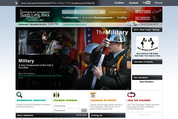 TheChamber theme websites examples