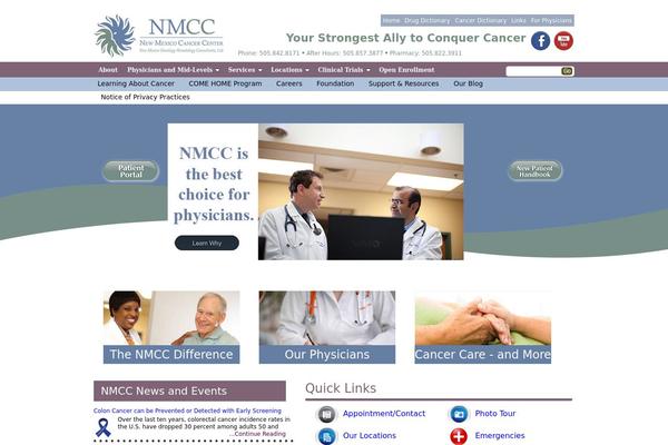 nmcancercenter.org site used Mncc