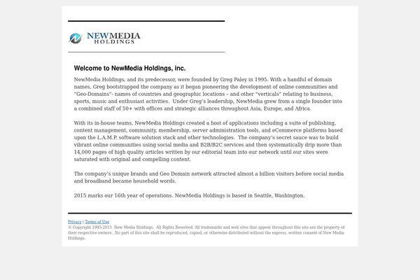 Twenty Ten theme site design template sample