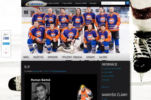 nmhl.sk site used Hockeytime