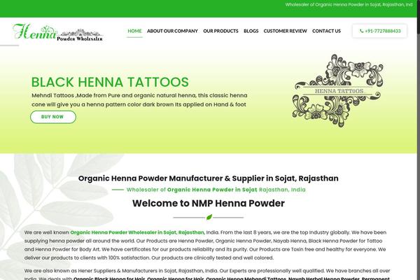nmphennapowder.com site used Yugtechnology