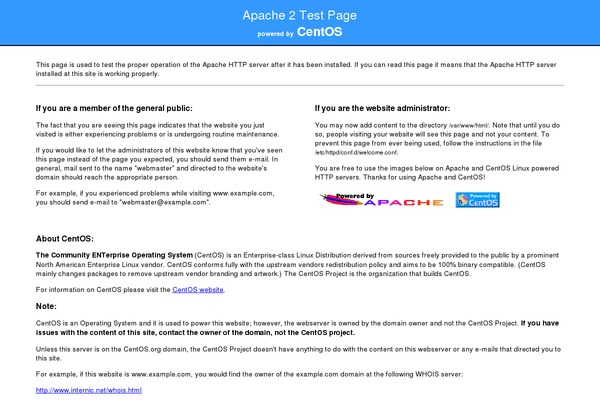 WordPress website example screenshot