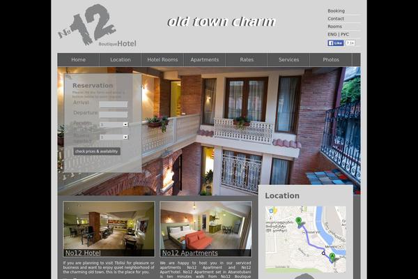 no12hotel.com site used Randyjensen-handcrafted-wp-theme-2d2cd06