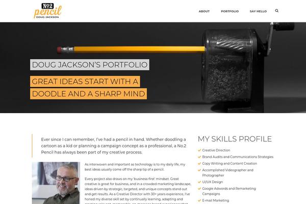 WordPress website example screenshot