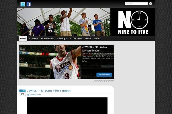 WordPress website example screenshot