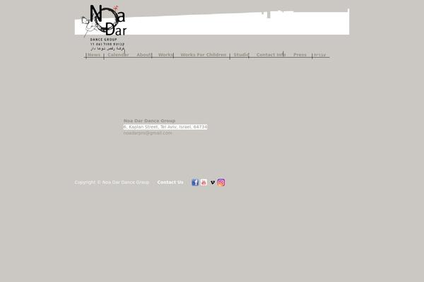 Official theme site design template sample