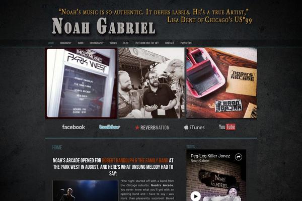 Darkngritty theme site design template sample