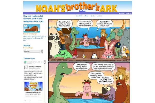noahsbrothersark.com site used ComicPress