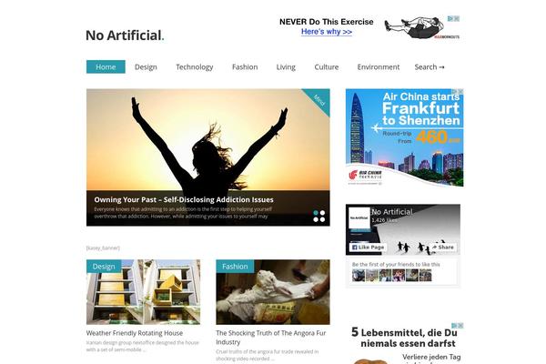 noartificial.com site used Gonzo