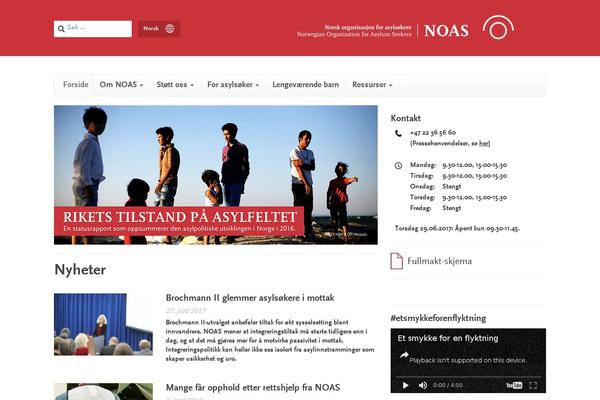 noas.no site used Noas-wp