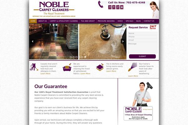 noblecarpetcleanerslv.com site used Noble1