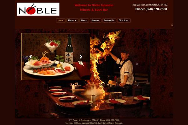 noblejapanesecuisine.com site used Restaurant-framework