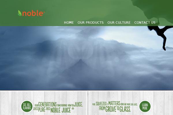 Noble theme site design template sample