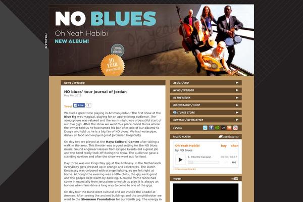noblues.nl site used On-template