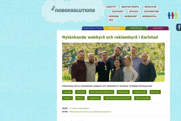 noboxsolutions.se site used Noboxsolutions