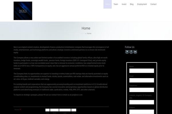 Invert Lite theme site design template sample