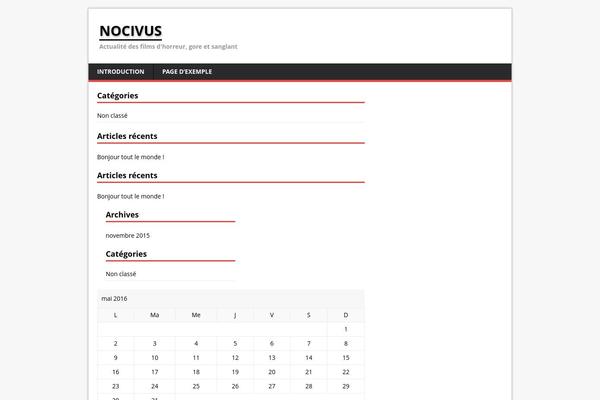 WordPress website example screenshot