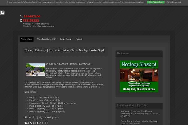 noclegi-katowice.eu site used Destro