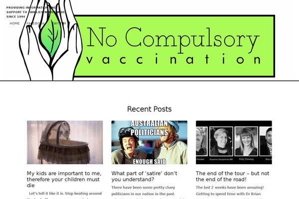 nocompulsoryvaccination.com site used TheFour Lite