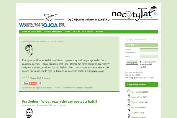 nocotytato.org.pl site used Twentyten_mk