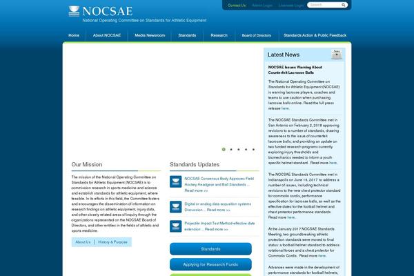 nocsae.org site used Hs-custom
