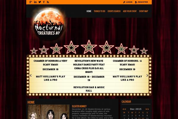 nocturnalcreaturesny theme websites examples