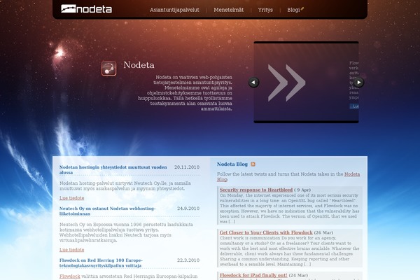 nodeta.fi site used Build