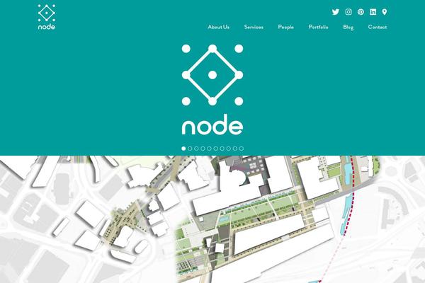 Node theme site design template sample
