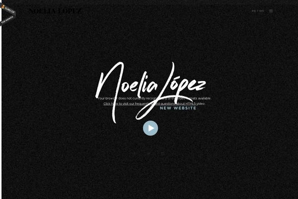 noelia-lopez.com site used Noelia-lopez
