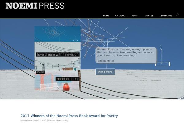 noemipress.org site used Divi-child-noemi
