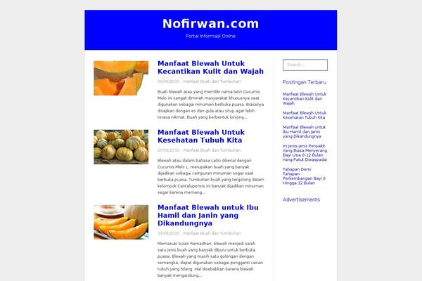 WordPress website example screenshot