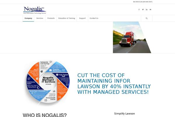 Enfold theme site design template sample