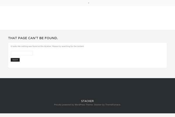 Stacker Lite theme site design template sample