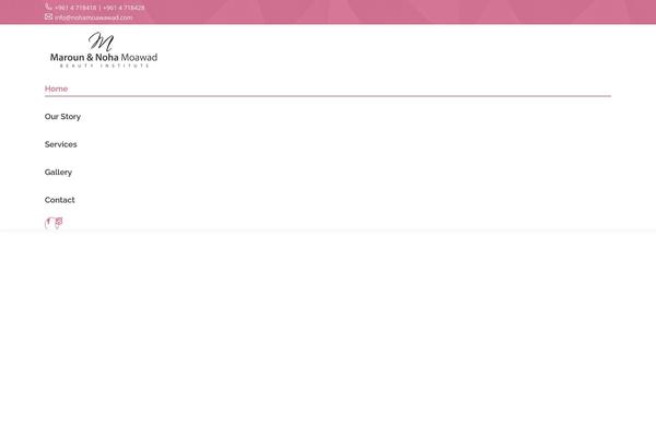 The7 Child theme site design template sample