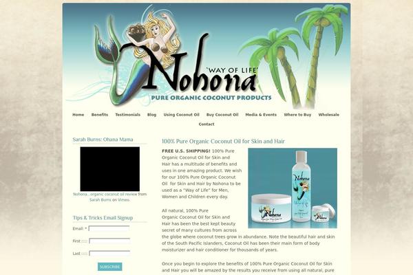 nohonaproducts.com site used News Pro
