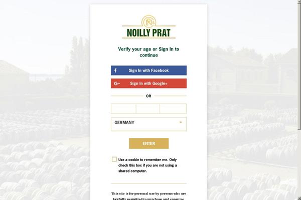 noillyprat.com site used Bacardi-noillyprat