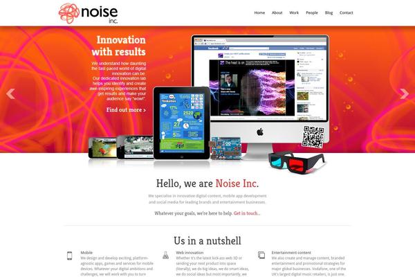 Blaze theme site design template sample