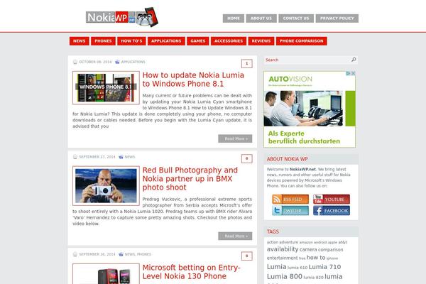nokiawp.net site used Stunning