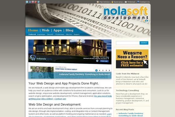 nolasoft.com site used Nolasoft