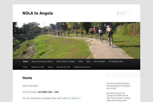 WordPress website example screenshot