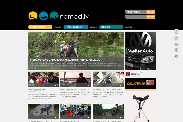 nomad.lv site used Nomad-theme