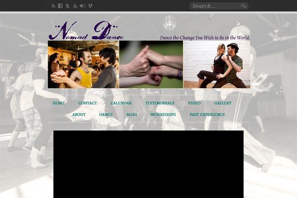 nomaddance.com site used Handcrafted