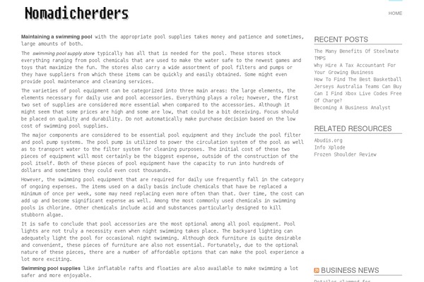 nomadicherders.org site used Marketer