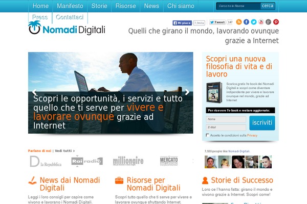 nomadidigitali.it site used Nomadidigitali_theme