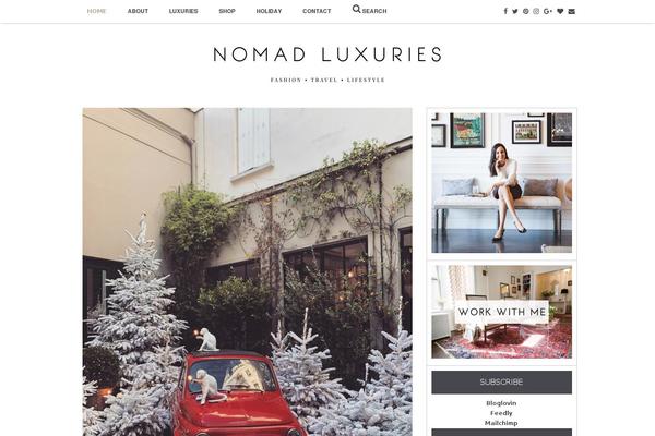 nomadluxuries.com site used Pipdig-equinox