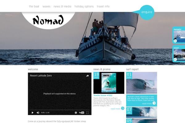 nomadsurfcharters.com site used Nomad-2012