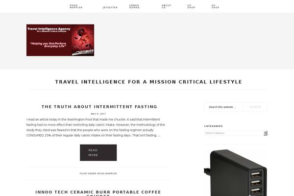 Genesis theme site design template sample